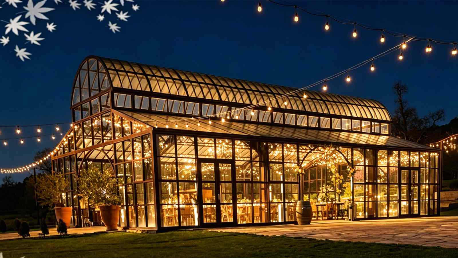 Large Glass Conservatory For Wedding Events: 3 Best Picks